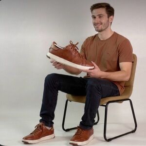 Cole Haan mens Grandpro Tennis 9 Woodbury Handstain Men’s Size 9/ Women’s 10.5